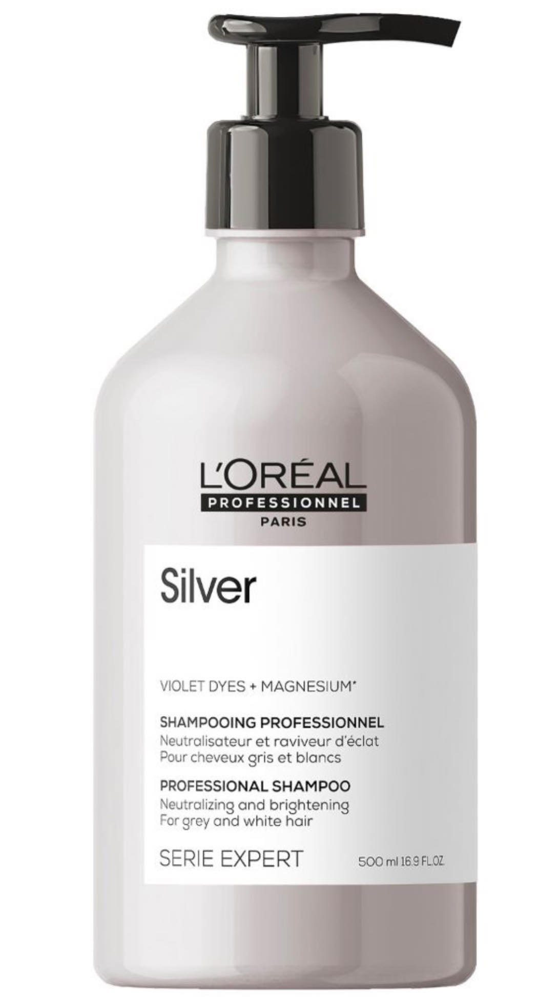 Shampoing pour entretenir les cheveux blanc